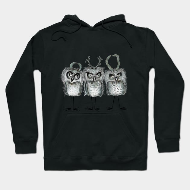 owls with horns Hoodie by msmart